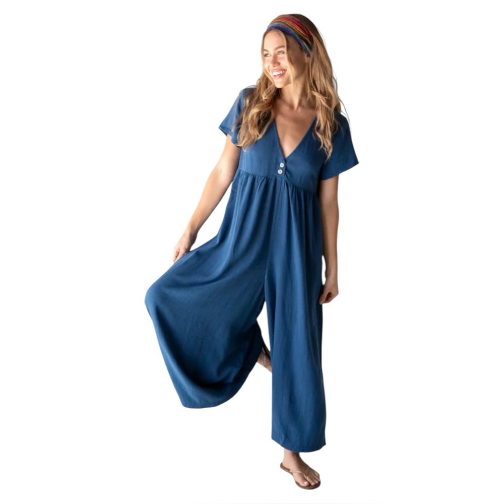NATURAL LIFE Deep Blue Jumpsuit